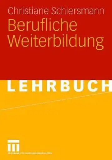 Cover of Berufliche Weiterbildung
