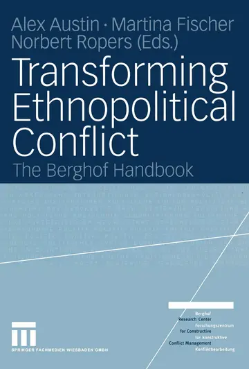 Cover of Transforming Ethnopolitical Conflict