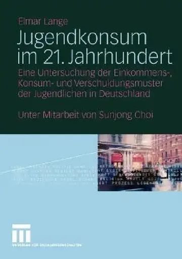 Cover of Jugendkonsum Im 21. Jahrhundert