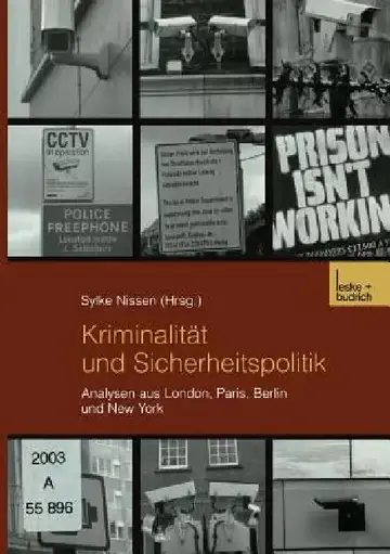 Cover of Kriminalität Und Sicherheitspolitik