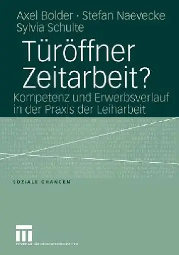 Cover of Türöffner Zeitarbeit?