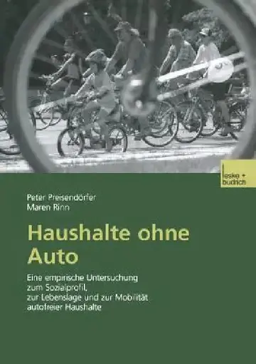 Cover of Haushalte Ohne Auto