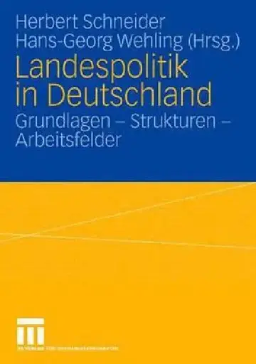Cover of Landespolitik in Deutschland
