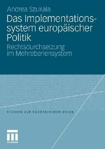 Cover of Das Implementationssystem Europäischer Politik
