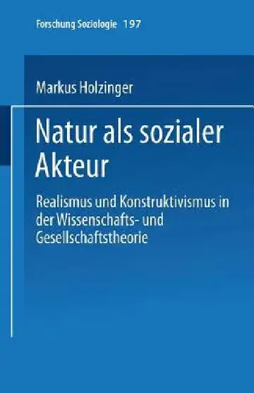 Cover of Natur ALS Sozialer Akteur