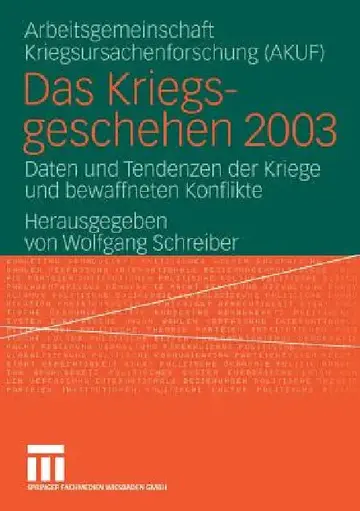 Cover of Das Kriegsgeschehen 2003