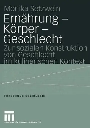 Cover of Ernährung -- Körper -- Geschlecht