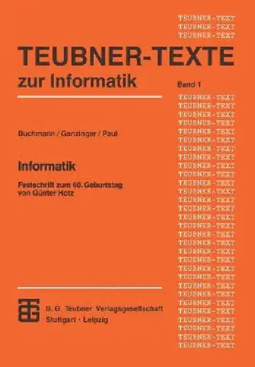 Cover of Informatik