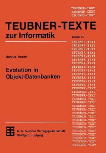 Cover of Evolution in Objekt-Datenbanken