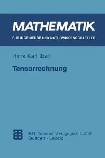 Cover of Tensorrechnung