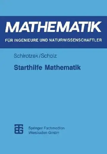Cover of Starthilfe Mathematik