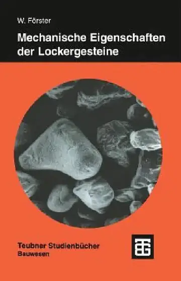 Cover of Mechanische Eigenschaften Der Lockergesteine