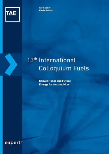Cover of 13th International Colloquium Fuels