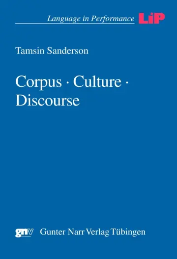 Cover of Corpus, Culture, Discourse