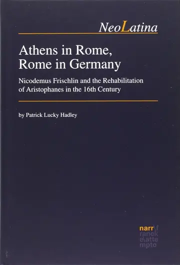 Cover of Athens in Rome, Rome in Germany