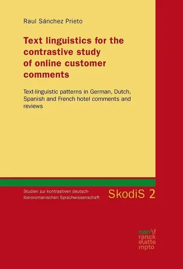 Cover of Text linguistics for the contrastive study of online customer comments