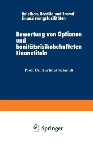 Cover of Bewertung Von Optionen Und Bonitätsrisikobehafteten Finanztiteln