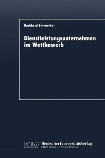 Cover of Dienstleistungsunternehmen Im Wettbewerb