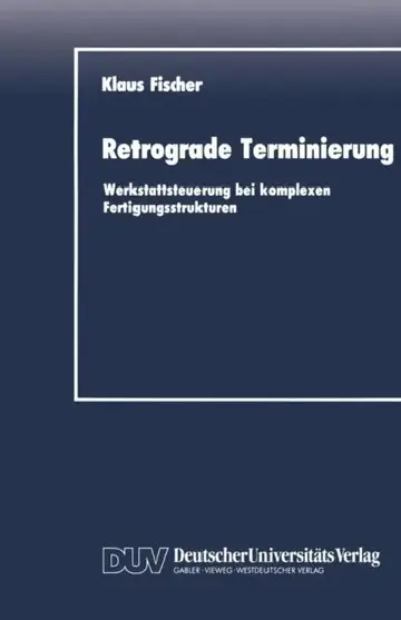 Cover of Retrograde Terminierung