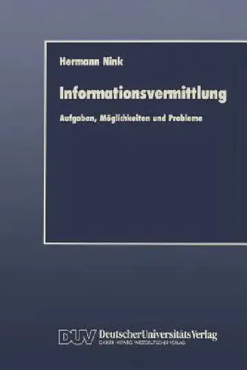 Cover of Informationsvermittlung