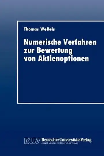 Cover of Numerische Verfahren Zur Bewertung Von Aktienoptionen