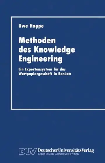 Cover of Methoden Des Knowledge Engineering