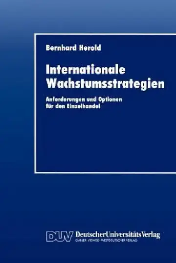 Cover of Internationale Wachstumsstrategien