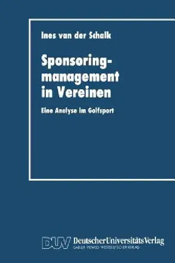 Cover of Sponsoringmanagement in Vereinen