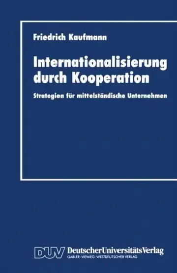 Cover of Internationalisierung Durch Kooperation