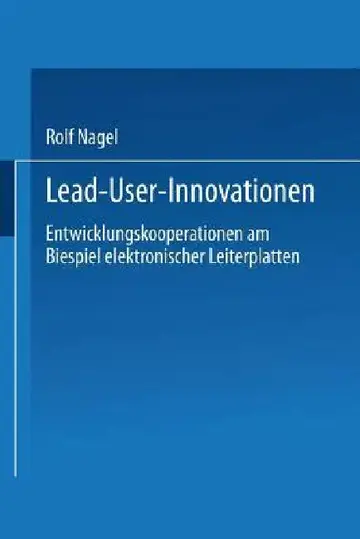 Cover of Lead User Innovationen