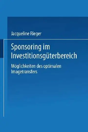 Cover of Sponsoring Im Investitionsgüterbereich