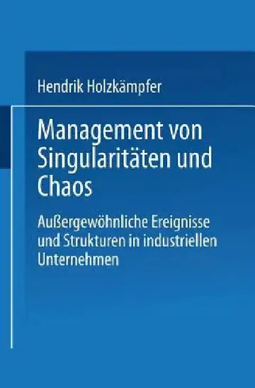 Cover of Management Von Singularitäten Und Chaos