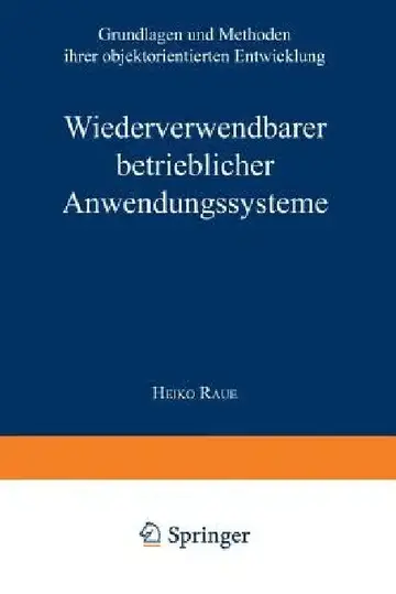 Cover of Wiederverwendbare Betriebliche Anwendungssysteme