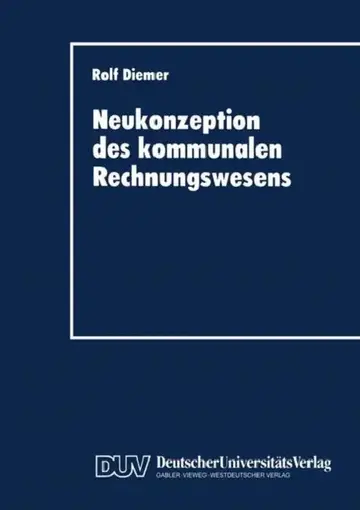 Cover of Neukonzeption Des Kommunalen Rechnungswesens