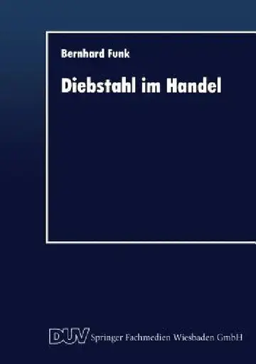 Cover of Diebstahl Im Handel