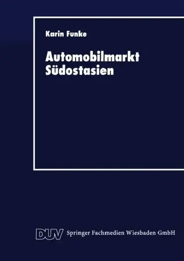 Cover of Automobilmarkt Südostasien