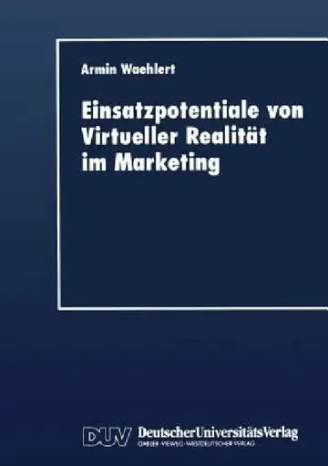 Cover of Einsatzpotentiale Von Virtueller Realität Im Marketing