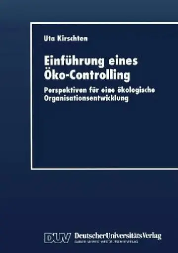 Cover of Einführung Eines Öko-Controlling