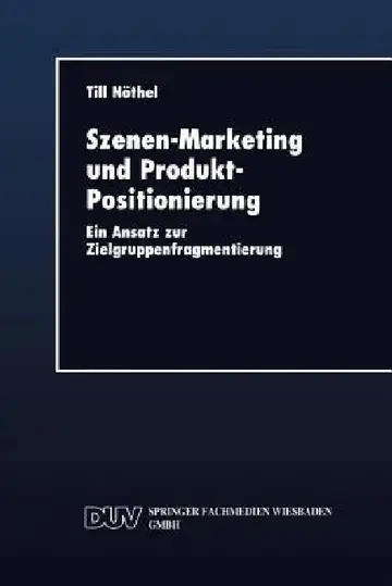 Cover of Szenen-Marketing Und Produkt-Positionierung