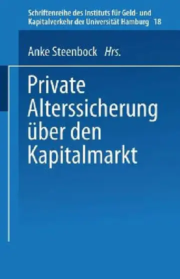 Cover of Private Alterssicherung Über Den Kapitalmarkt