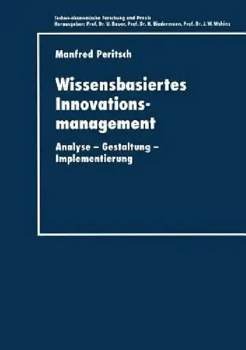 Cover of Wissensbasiertes Innovationsmanagement