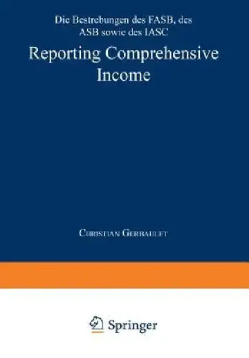 Cover of Reporting Comprehensive Income
