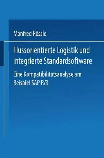 Cover of Flussorientierte Logistik Und Integrierte Standardsoftware