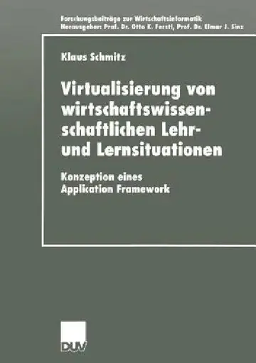 Cover of Virtualisierung Von Wirtschaftswissenschaftlichen Lehr- Und Lernsituationen