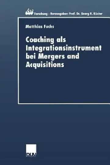 Cover of Coaching ALS Integrationsinstrument Bei Mergers and Acquisitions
