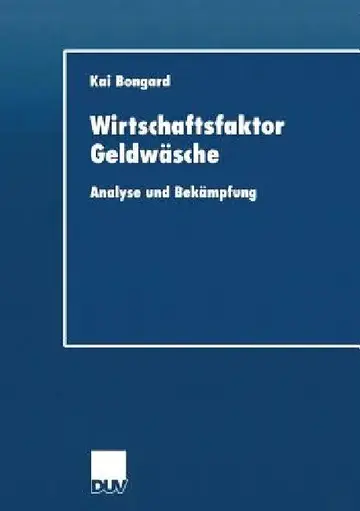 Cover of Wirtschaftsfaktor Geldwäsche