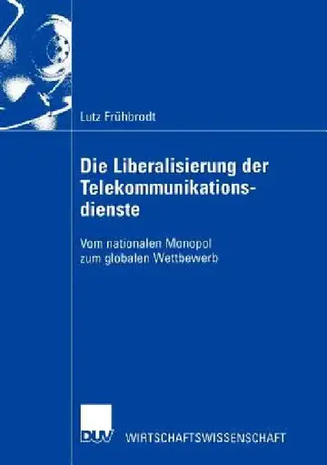 Cover of Die Liberalisierung Der Telekommunikationsdienste
