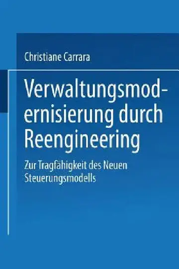 Cover of Verwaltungsmodernisierung Durch Reengineering