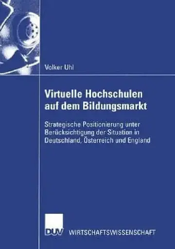 Cover of Virtuelle Hochschulen Auf Dem Bildungsmarkt