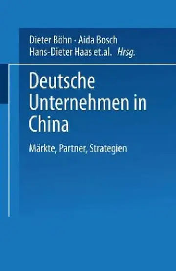 Cover of Deutsche Unternehmen in China